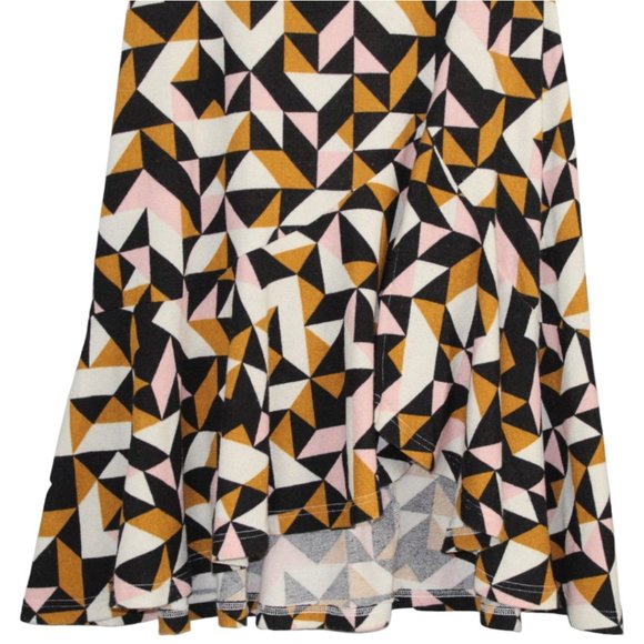 Maeve Anthropologie Small Tanya Geometric Abstract Midi Knit Skirt Pullon Womens - Picture 6 of 15